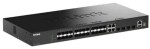D-Link DGS-1530-28SC Smart Managed Gigabit Stack Switch 4x 10G 20x 1Gbit/s Fiber (SFP) 4x 1G SFP/RJ45 Combo Ports 4x 10Gbit/s Fiber