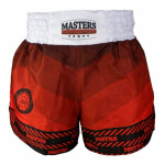 Masters Skb-W M kickboxerské šortky 06654-02M červená+M