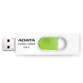 ADATA UV320 64GB bielo-zelená / Flash Disk / USB 3.1 (AUV320-64G-RWHGN)