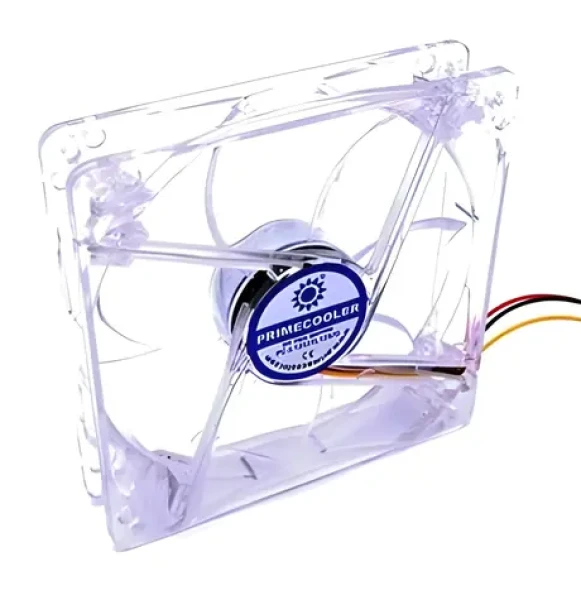 Primecooler PC-L12025L12S zelená / Ventilátor do PC / 120 mm / 3pin / 1600 rpm / LED (PC-L12025L12S/GREEN)