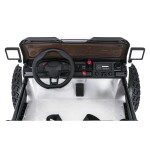 Mamido Elektrické autíčko Extreme Sport 4x4 s premenlivou veľkosťou bielej