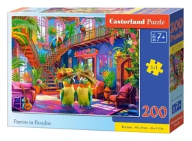 Castorland 222308 Papagáje v raji