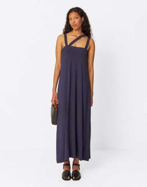 SKFK Odele Dress B8 Navy Violet 40