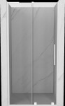 MEXEN/S - Velar L posuvné sprchové dvere 110, transparent, biela 871-110-003-01-20