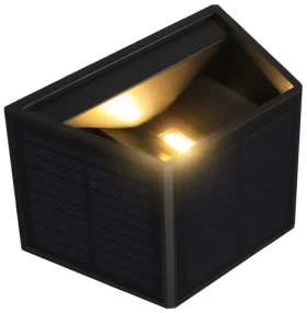 Immax WALL-3 / Vonkajšie solárne nástenné LED osvetlenie so svetelným čidlom / 2W (08489L)