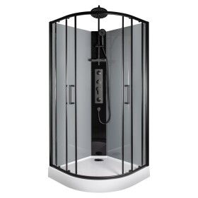 KERRA - Hydromasážny box WEGA 90 čierna 5907548123497