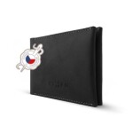 FIXED Kožená peňaženka Smile Wallet so SMART trackerom Smile s motion senzorom čierna (FIXSM-SMMW-BK)