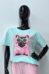 BLÚZKA FRANCISCA OFF PINK aqua XL