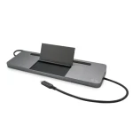 I-TEC USB-C Metal Ergonomic 4K C31FLATPRO100 / Dokovacia stanica / + nabíjačka 100 W / 3x monitor / PD 85W (C31FLATPRO100)