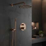 REA - Podomietková sprchová sada Lungo Grip Brush Copper + BOX REA-P5651