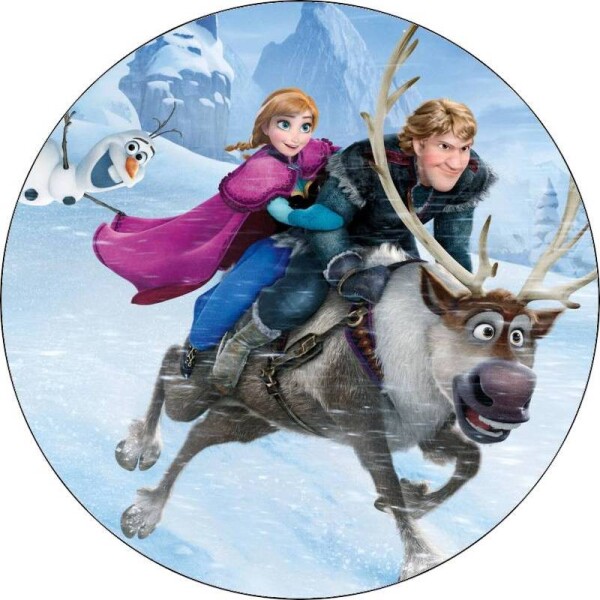 Jedlý papier Frozen Kristoff a Anna - Pictu Hap - Pictu Hap