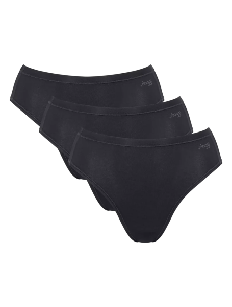 Dámske nohavičky GO Daily Cotton Tai 3P - Sloggi hedvábně bílá (00GZ) 00XL