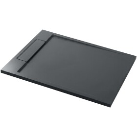 CERANO - Sprchová vanička obdĺžniková Loro - liaty mramor - tmavo šedá - 120x90x3,5 CER-8050BD80372