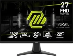 27" MSI MAG 275F čierna / FHD / 1920 x 1080 / 16:9 / 0.5ms / 1000:1 / HDMI + DP / VESA (4711377193221)