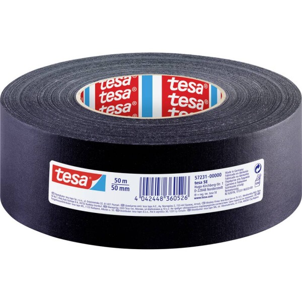 Tesa PERFECT 57231-00000-02 páska so skleným vláknom tesa® Extra Power čierna (d x š) 50 m x 50 mm 1 ks; 57231-00000-02
