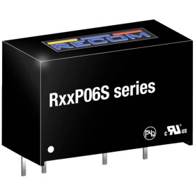 RECOM R15P06S DC / DC menič napätia 15 V 6 V 0.167 A 1 W Počet výstupov: 1 x; R15P06S