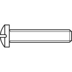 TOOLCRAFT 827136 šošovkové skrutky M3 25 mm krížová dražka Philips DIN 7985 ocel glavanizované zinkom 100 ks; 827136