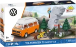 Cobi 24638 Volkswagen T3 Camper Van oranžovo-biela