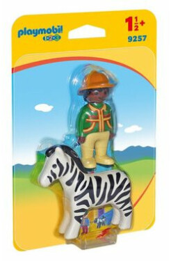 Playmobil® 1.2.3 9257 Lovec so zebrou