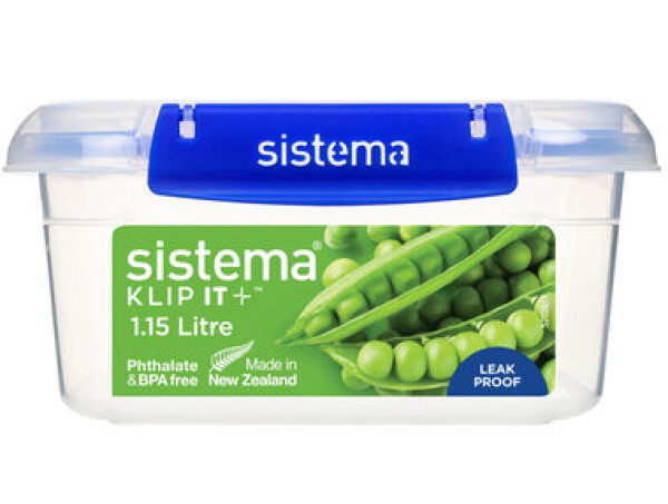 Sistema KLIP IT PLUS Škatuľka na potraviny 2 klipy 1.15 l (9414202886507)