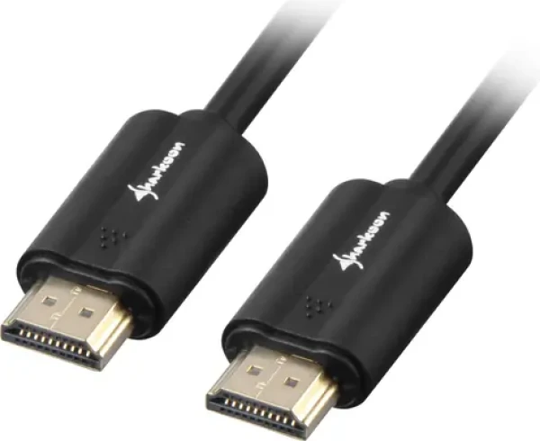 Sharkoon HDMI kábel 7,5 m čierna / Kábel HDMI / 4K / Ethernet / AA (4044951018062)