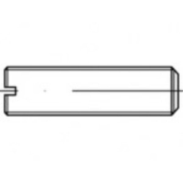 TOOLCRAFT TO-5453778 závitový kolík M4 12 mm mosaz 100 ks; TO-5453778