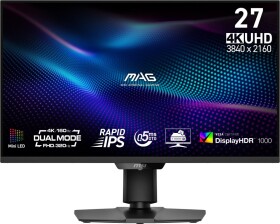 MSI MSI MAG 274UPDFDE E16M monitor komputerowy 68,6 cm (27") 3840 x 2160 px 4K Ultra HD LED Čierny