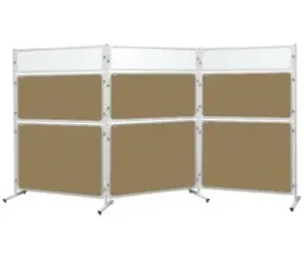 2x3 Modular tabuľa 120x180 cm / Panel pre modulárny stenový systém / korkový povrch (5907627309132)