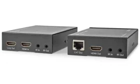 Nedis VREP3480AT extender HDMI po UTP CAT6 / 4K @ 60Hz / 18 Gbps / IR return / do 60 m (VREP3480AT)