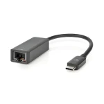 Nedis USB-C - RJ45 adaptér čierny / Adaptér / USB 3.2 Gen 1 / 2,5 Gbps / 0,2 m (CCGB64960BK02)