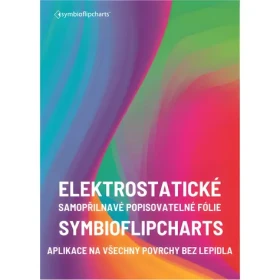 SYMBIO Elektrostatická flipchart fólia 500x700 mm biela / Flipchart fólia / 25 ks (SYFP500700BL25)