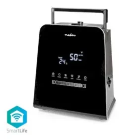 Nedis Zvlhčovač SmartLife čierna / 110 W / 5.5 l / Vlhkomer / Časovač / Diaľkové ovládanie / Nočný režim (HUMI150BKW)