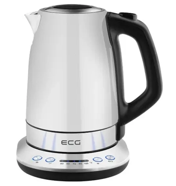 ECG RK 1791 strieborná / rýchlovarná kanvica / 2200 W / 1.7 L / nerez (100001129822)