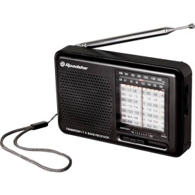 Roadstar TRA-2989 prenosné rádio KV, AM, FM čierna; TRA-2989