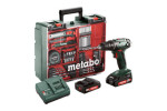 Metabo BS 18 MD SET / Aku Vŕtací skrutkovač / 18V / 2x2.0Ah / 10mm skľučovadlo / 1600 ot-min / 48 Nm (602207880)