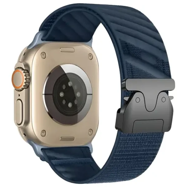 Beline Oblique tmavo modrá / Remienok pre Apple Watch / 38/40/41 mm / Nylon