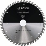 Bosch Accessories Bosch Power Tools 2608837714 tvrdokovový pílový kotúč 210 x 30 mm Počet zubov (na palec): 48 1 ks; 2608837714