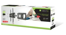 Techly ICA-PLB-148L / Nástenný držiak pre TV / 32-65" / VESA / 45 kg / plne nastaviteľný / slim (ICA-PLB-148L)
