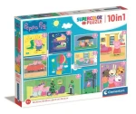 Clementoni PUZZLE Prasiatko Peppa 10v1