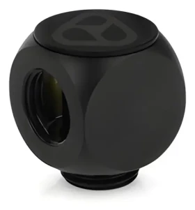 Thermal Grizzly DeltaMate Rotary-T čierna / Rotačný fiting / G1/4" / 90 ° / vodné chladenie (TG-DM-FIT-0004)