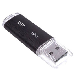 Silicon Power Ultima U02 / 16GB / Flash disk / USB 2.0 / čierny (SP016GBUF2U02V1K)