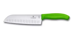 VICTORINOX Swiss Classic Nôž Santoku 17 cm zelená (6.8526.17L4B)