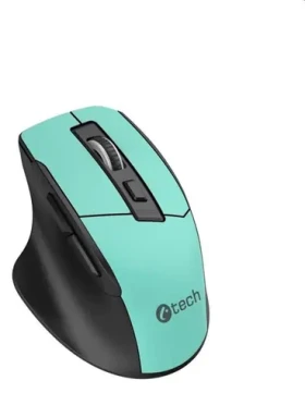 C-tech Ergo WLM-05 mätová / Ergonomická optická bezdrôtová myš / 1600 DPI / 6 tlačidiel (WLM-05GR)
