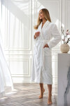 L&L 2552 Cora Long S-2XL dámsky župan malina XXL