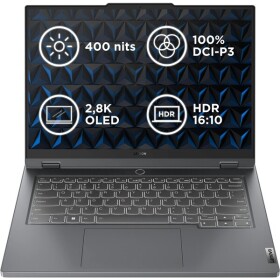 Lenovo Legion Slim 5 14APH8 sivá / 14.5 2.8K / AMD RYZEN 7 7840HS 3.8GHz / 16GB / 512GB SSD / RTX 4050 6GB / Bez OS (82Y5003PCK)