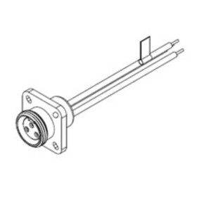Molex upravený zástrčkový konektor pre senzory - aktory, 1300130550, 1 ks; 1300130550
