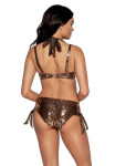 Dámska plavková podprsenka SK-166 Copper shine pattern - AVA 75F měděná