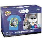 Funko POP! Tee Box: WB100- Bugs ako Fred (Flocked)