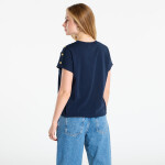 Tričko Tommy Hilfiger Gold Button Ss Tee Navy M