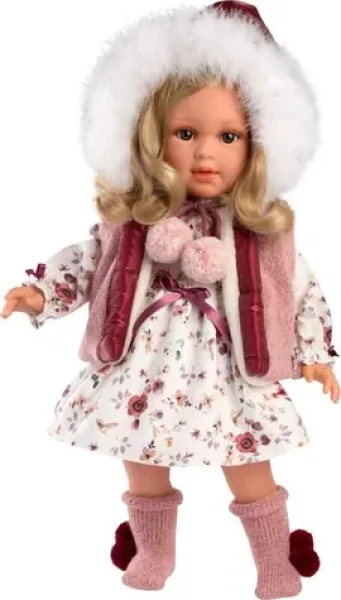 Llorens 540L LUCIA - realistická bábika s mäkkým látkovým telom - 40 cm